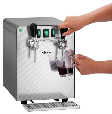 Distributeur boissons chaude Tireuse à vin chaud 1300 avec 2 sorties - Bartscher - 200119