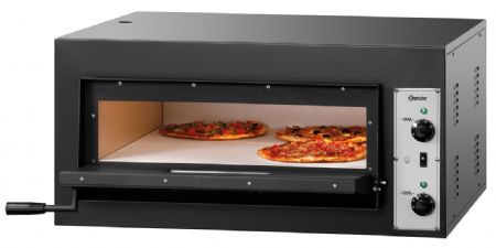 Four à Pizzas professionnel électrique CT100, 1BK 610x610 Triphasé 1 chambre 4 pizzas 30 cm - Bartscher - 2002010