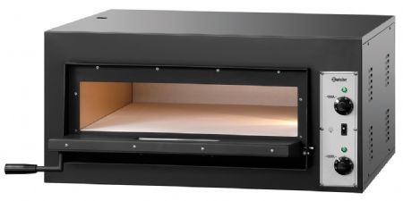 Four à Pizzas professionnel électrique CT100, 1BK 610x610 Triphasé 1 chambre 4 pizzas 30 cm - Bartscher - 2002010
