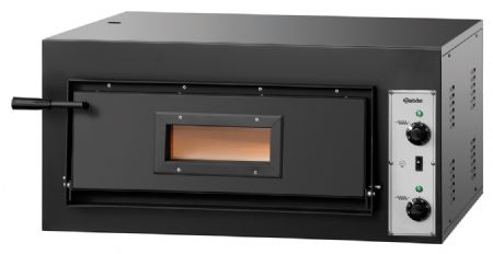 Four à Pizzas professionnel électrique CT100, 1BK 610x610 Triphasé 1 chambre 4 pizzas 30 cm - Bartscher - 2002010