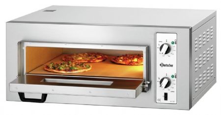 Four à Pizzas professionnel électrique NT 501 Triphasé 1 chambre 4 pizzas Ø 25 cm - Bartscher - 2002018