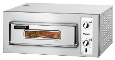 Four à Pizzas professionnel électrique NT 501 Triphasé 1 chambre 4 pizzas Ø 25 cm - Bartscher - 2002018
