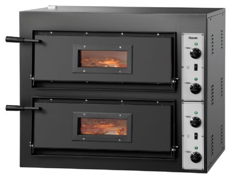 Four à pizzas professionnel électrique CT200 double chambre 8 pizzas 30 cm Triphasé - Bartscher - 2002020