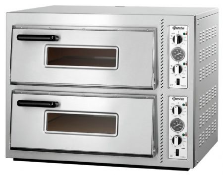 Four à Pizzas professionnel électrique NT 622VS double chambre pour 8 pizzas de 30 cm - Bartscher - 2002094