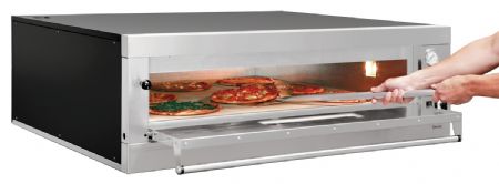 Four à Pizzas professionnel électrique ET105, 1BK 1050x1050 Triphasé 1 chambre 9 pizzas 33 cm - Bartscher - 2002150