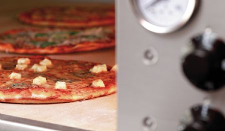 Four à Pizzas professionnel électrique ET205, 2BK 1050x1050, Triphasé, 2 chambres, 18 pizzas, Ø 33 cm - Bartscher - 2002170