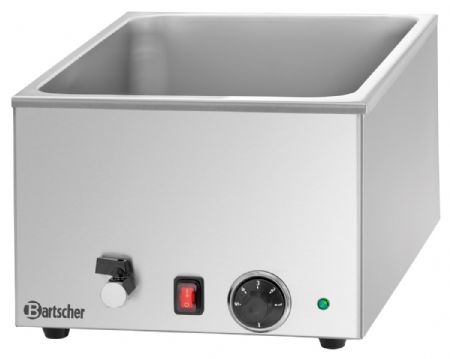 Bains Marie à poser 1/1GN, 150mm, robinet, capacité 10 L - Bartscher - 200240