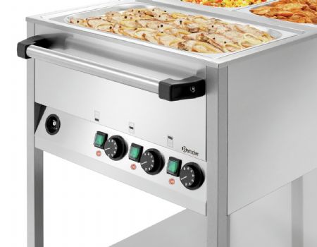 Chariot Bain marie WB3110 655x1300x910 mm - Bartscher - 200262