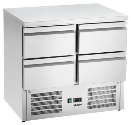 Table desserte réfrigérée Mini 900S4 4 tiroirs positifs capacité 180 L - Bartscher - 200282