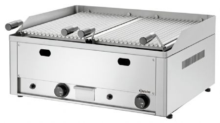 Barbecue Pierre de Lave Grill gaz 70, L660, AT alimentation gaz et dimensions 660x570x282 mm - Bartscher - 2006601