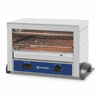 Toasteur lectrique en inox 1 niveau - puissance 2 kW - 305 x 525 x 325 mm