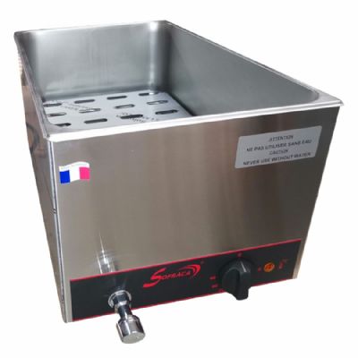 Bain marie lectrique avec robinet de vidange 1 cuve GN1/1