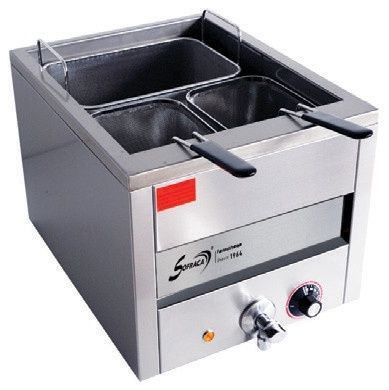 Cuiseur à pâtes professionnel à poser Monophasé 27 litres - Sofraca - 21202PAN01