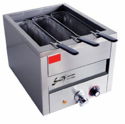 Cuiseur  ptes lectrique de table avec robinet de vidange 1 Cuve 15 litres avec 3 paniers ( 3x1/3)