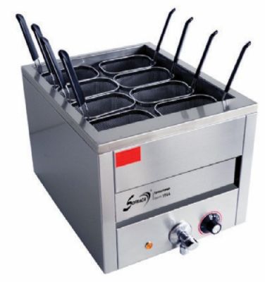 Cuiseur  ptes lectrique de table avec robinet de vidange 1 Cuve 15 litres avec 8 paniers ( 8x1/8)