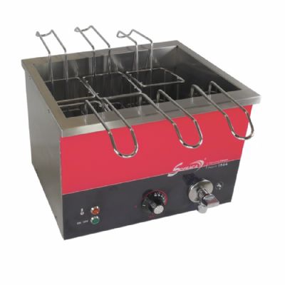 Chauffre briques de table avec robinet de vidange lectrique - 6 paniers de 1 brique