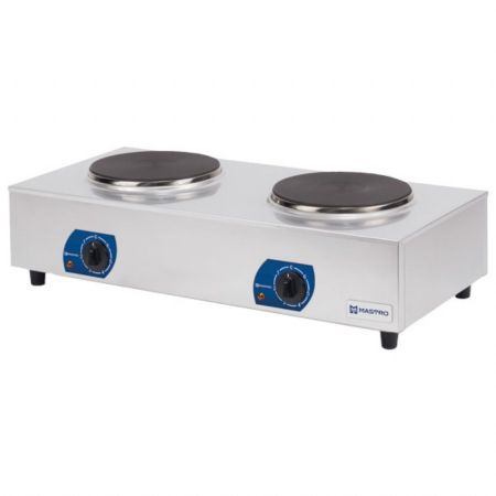 Réchaud électrique de table 2 plaques 4 kW - Virtus - 2123R