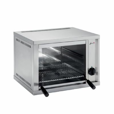 Salamandre lectrique ferme 1 resistance blinde - surface utile 380x380x330 mm