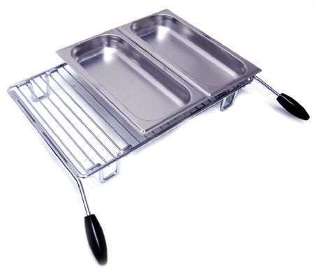 Salamandre professionnelle monophasée vitrocéramique 560x500x400 mm - Sofraca - 24042V