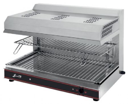 Salamandre professionnelle Triphasé 4 niveaux plafond fixe 800x640x590 mm - Sofraca - 24084