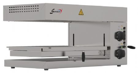 Salamandre professionnelle Gaz base mobile 750x400x460 mm - Sofraca - 24086