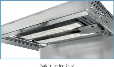 Salamandre professionnelle Gaz 4 niveaux plafond fixe 800x640x590 mm - Sofraca - 24096GR