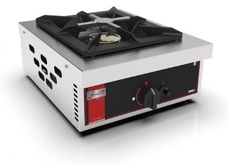 Cuisinière professionnelle à poser 1 feu 7 kW - Sofraca - 27016-2