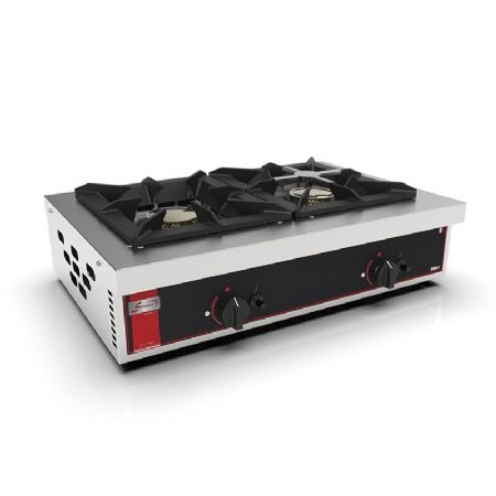 Rchaud gaz professionnel 2 feux puissance de 14 kW  poser