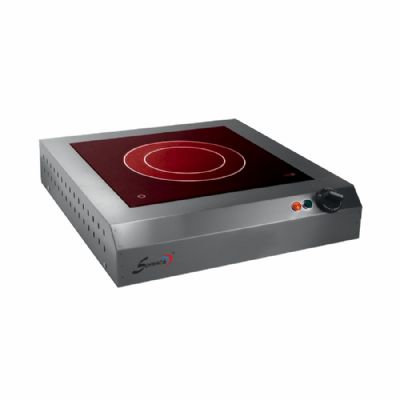 Rchaud lectrique vitrocramique 1 zone de chauffe 300x300 mm sans detecteur de prsence