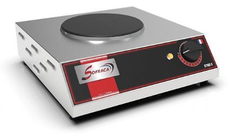 Réchaud électrique professionnel 1 plaque ronde 2000 W - Sofraca - 27132-2