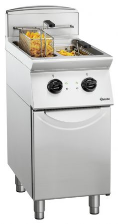 Friteuse professionnelle profondeur 700, L400, 2x8L - Bartscher - 272335