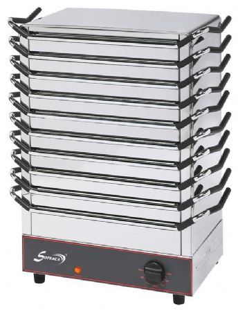 Chauffe aliments professionnel 10 plaques 1,3 kW - Sofraca - 28010 Chauffe aliments professionnel 10 plaques 1,3 kW - Sofraca - 28010