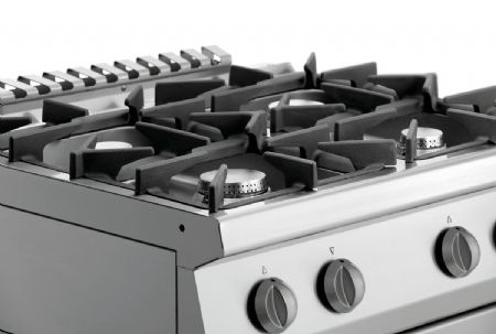 Fourneau profondeur 700 gaz 70040 EB11 - Bartscher - 2851241