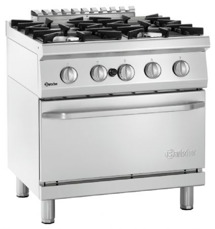 Fourneau profondeur 700 gaz 70040 GB21 - Bartscher - 2851251