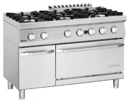 Fourneau profondeur 700 gaz 6 brûleurs 51,6 kW à poser 70060 GB21 - Bartscher - 2851261 Fourneau profondeur 700 gaz 6 brûleurs 51,6 kW à poser 70060 GB21 - Bartscher - 2851261