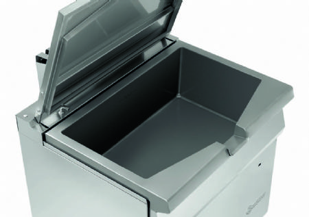 Braisire basculante  gaz avec cuve 60 litres sur coffre ferm- 800x700x850 mm