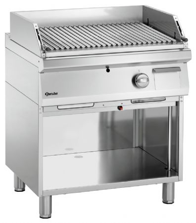 Gril à pierre de lave 700VR G180 Gaz sur pied 800x700x850 mm - Bartscher - 2856311