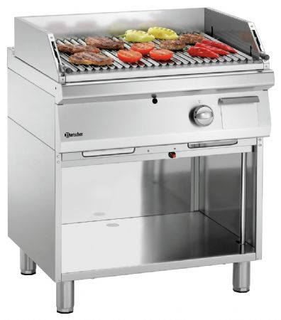 Gril à pierre de lave 700VR G180 Gaz sur pied 800x700x850 mm - Bartscher - 2856311 Gril à pierre de lave 700VR G180 Gaz sur pied 800x700x850 mm - Bartscher - 2856311