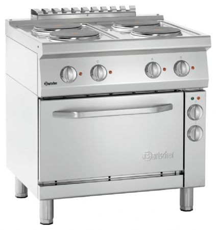 Fourneau profondeur 700 électrique 700, B800, 4PL, EBO - Bartscher - 286225