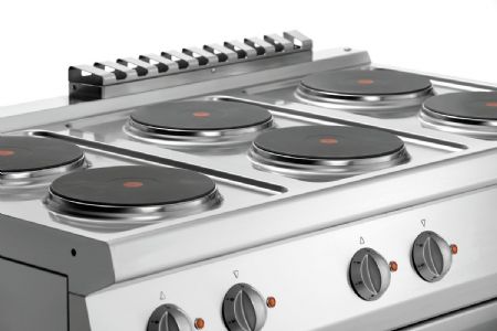 Fourneau profondeur 700 électrique 700, B1200, 6PL, EBO - Bartscher - 286247