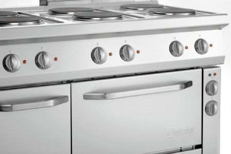 Fourneau profondeur 700 électrique 700, B1200, 6PL, EBO - Bartscher - 286247