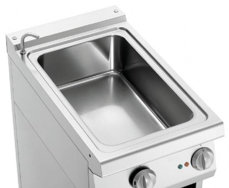 Bains-marie pro ligne profondeur 700 L400 SO aAE Monophasé 1 cuve - Bartscher - 286301