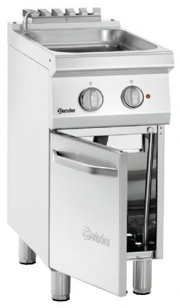 Cuiseur à pâte pro profondeur 700 électrique sur pied, L400, 24L, 7 kW - Bartscher - 286305