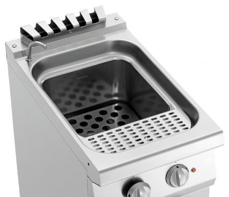 Cuiseur à pâte pro profondeur 700 électrique sur pied, L400, 24L, 7 kW - Bartscher - 286305