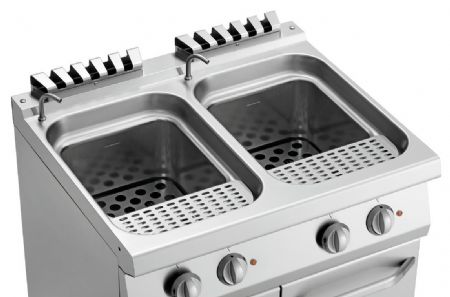 Cuiseur à pâte pro profondeur 700 700, L800, 2x24L - Bartscher - 286310