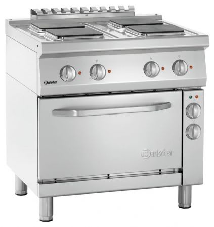 Fourneau profondeur 700 électrique 700, B800, 4 PL, EBO - Bartscher - 286326