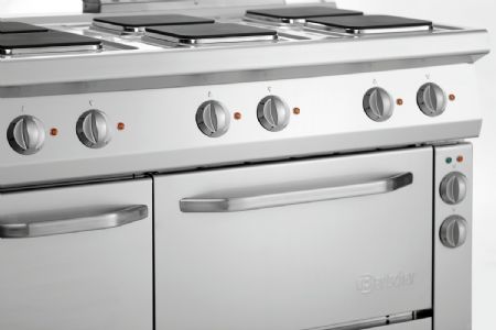 Fourneau profondeur 700 électrique 700, B1200, 6PL, EBO - Bartscher - 286347