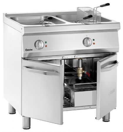 Friteuse professionnelle profondeur 700, L800, 2x15L, Électrique, 30 kW - Bartscher - 286922