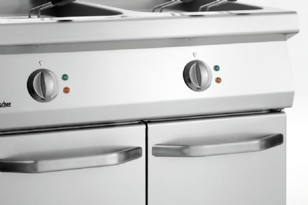 Friteuse professionnelle profondeur 700, L800, 2x15L, Électrique, 30 kW - Bartscher - 286922