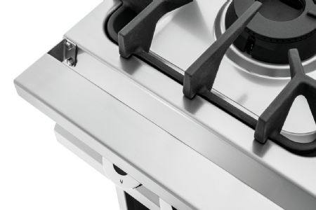 Rail de cuisine inox charge max 15 kg - largeur 800 mm